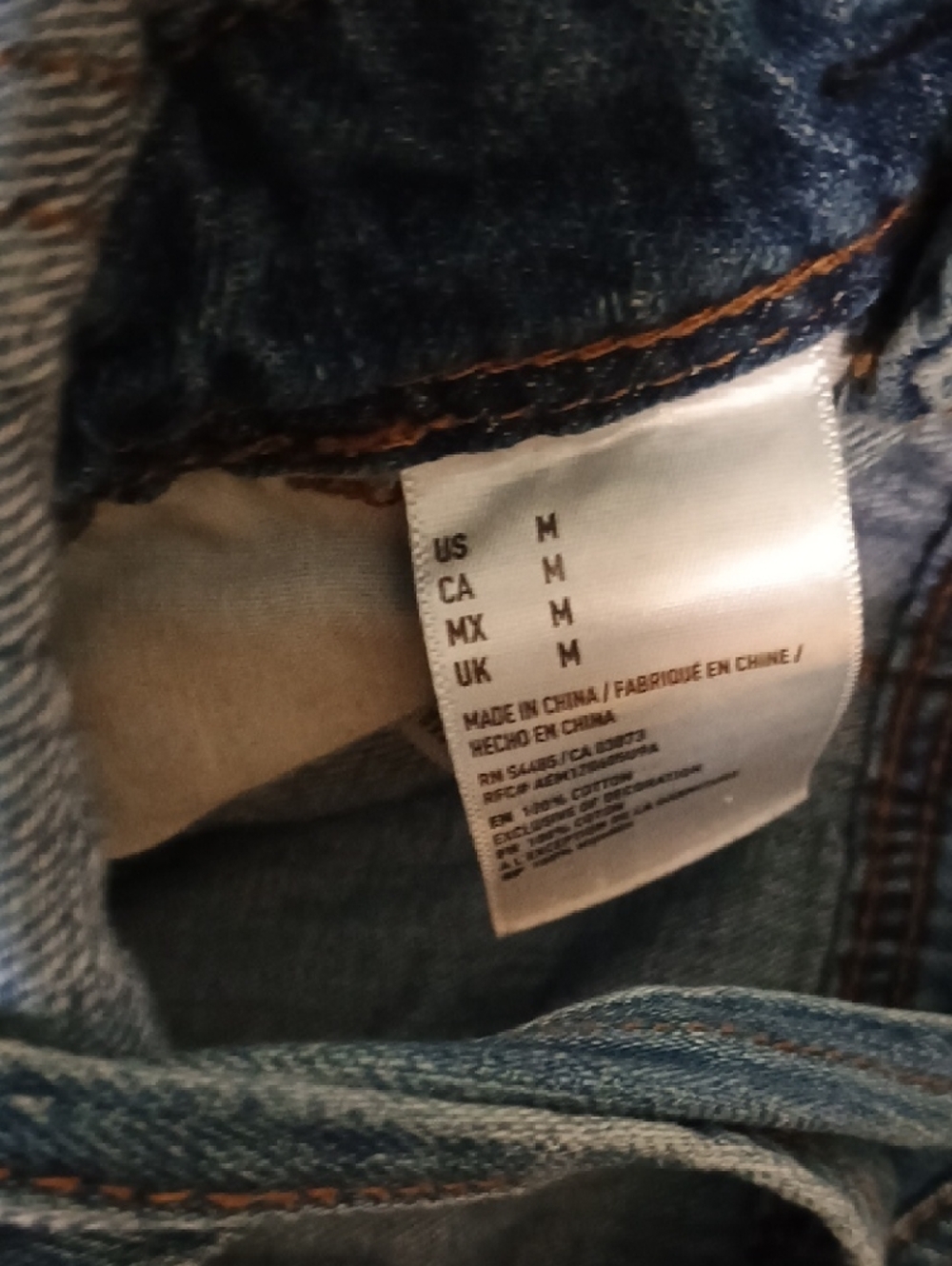American Eagle Outfitters Blue Distressed Denim Short Overalls - Picture 3 of 5